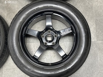 JDM Forged ADVAN Racing GT 18in 8J +45 PCD114.3 Bridgestone Luft RV2 2 (No Tires) - 画像 (4)