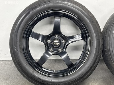 JDM Forged ADVAN Racing GT 18in 8J +45 PCD114.3 Bridgestone Luft RV2 2 (No Tires) - 画像 (5)