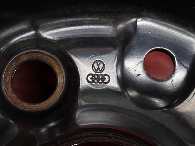 JDM Rare 4-Wheel Set Audi 80 Genuine Steel Wheels Iron Wheels Iron Chin (No Tires) - 画像 (3)