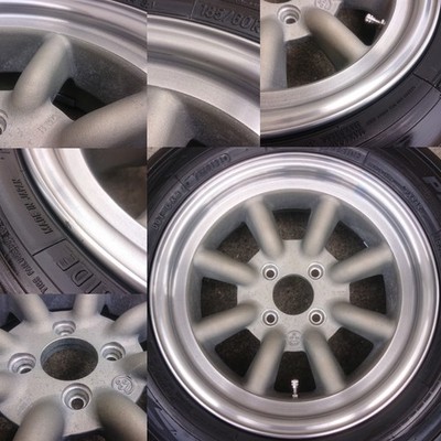 JDM Deep Rim RS Watanabe Eight Spoke 14x6.5J OFF+14.5 4H PCD100 B-type (No Tires) - 画像 (5)