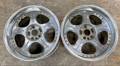 JDM RareVeilside Andrew 18x12J +35 PCD 114.3 5-hole 5H Deep Rim Discont (No Tires)