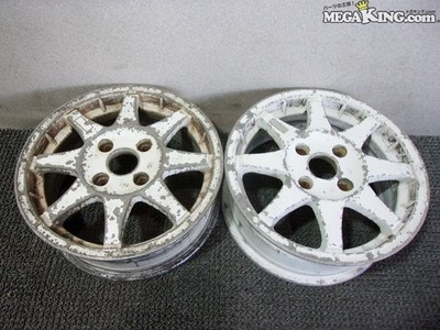 JDM Rare Takechi Project RALLY HART 15 inch wheel 6J+45 4 holes PCD114 (No Tires)