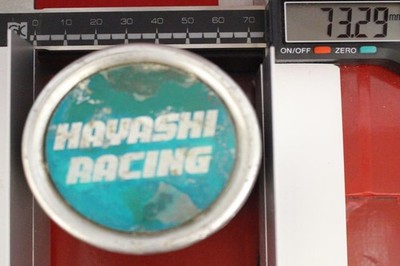 JDM 1 sheet Hayashi Racing aftermarket used wheel center plate center No Tires - Image 6