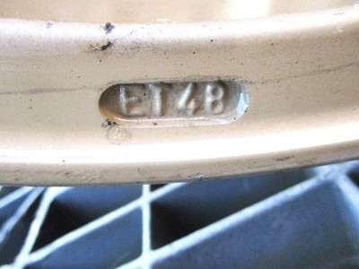 JDM Rare OZ Racing Rally Dish Gold 165-Hole 100 48 Impreza Hachiroku B No Tires - Image 10