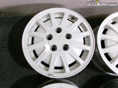 JDM 70 series supra genuine 15 inch wheels 6J+50 5 holes PCD114.3 / 2S (No Tires) - 画像 (2)