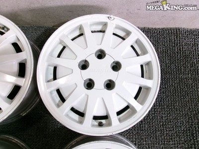 JDM 70 series supra genuine 15 inch wheels 6J+50 5 holes PCD114.3 / 2S (No Tires) - 画像 (3)