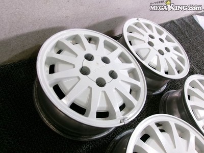 JDM 70 series supra genuine 15 inch wheels 6J+50 5 holes PCD114.3 / 2S (No Tires) - 画像 (6)