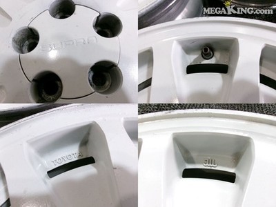 JDM 70 series supra genuine 15 inch wheels 6J+50 5 holes PCD114.3 / 2S (No Tires) - 画像 (8)
