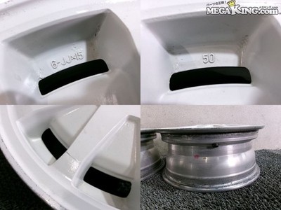 JDM 70 series supra genuine 15 inch wheels 6J+50 5 holes PCD114.3 / 2S (No Tires) - 画像 (9)