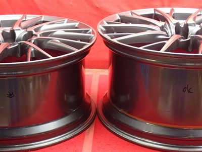 JDM RC-F Genuine 19inch Gunmetal/Polished BBS Forged L No Tires - Image 6
