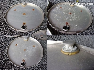 JDM Not clear. Mercedes-Benz genuine normal wheel caps 3 pieces. Key h No Tires - Image 6