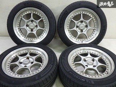 JDM Rare out-of-print Enkei Racing S 2-piece wheels 16x7J +32 / 8J +32 (No Tires) - 画像 (2)