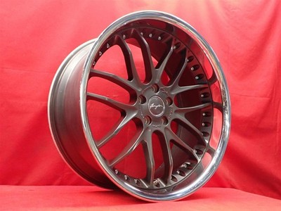 JDM Breyton Race GTR used wheels 4Book 10/11.5J 22PCD120 5 holes +30 h No Tires - Image 2