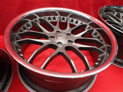 JDM Breyton Race GTR used wheels 4Book 10/11.5J 22PCD120 5 holes +30 h No Tires - Image 10
