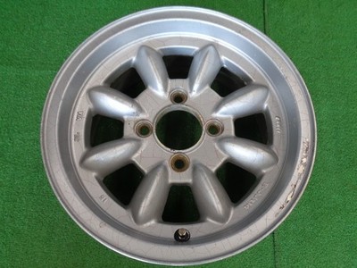 JDM Vintage Rare Enkei competition 8 6J14 4H114.3 +15 No Tires - Image 3