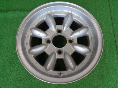 JDM Vintage Rare Enkei competition 8 6J14 4H114.3 +15 No Tires - Image 5