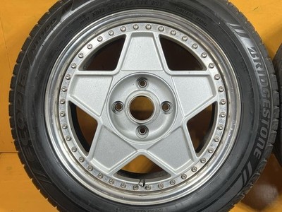 JDM Rare Autostrada Modena 16in 7j +34 8j +34 PCD114.3 Bridgestone 205 No Tires - Image 2