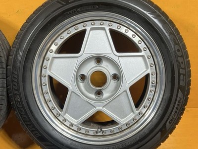 JDM Rare Autostrada Modena 16in 7j +34 8j +34 PCD114.3 Bridgestone 205 No Tires - Image 3