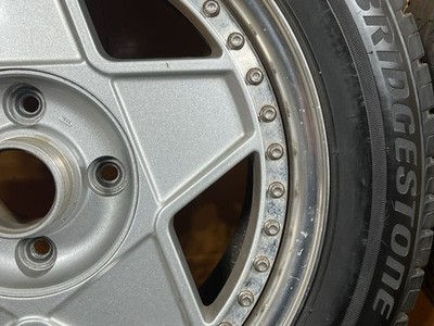 JDM Rare Autostrada Modena 16in 7j +34 8j +34 PCD114.3 Bridgestone 205 No Tires - Image 7