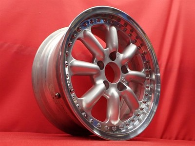 JDM Extremely hard to find used Black Racing BR R wheels 4Book 7/8J 16 No Tires - Image 2