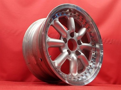 JDM Extremely hard to find used Black Racing BR R wheels 4Book 7/8J 16 No Tires - Image 3