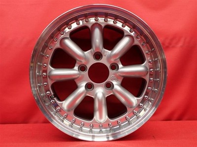 JDM Extremely hard to find used Black Racing BR R wheels 4Book 7/8J 16 No Tires - Image 7