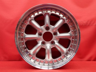 JDM Extremely hard to find used Black Racing BR R wheels 4Book 7/8J 16 No Tires - Image 8