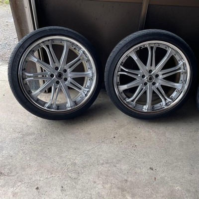 JDM 22-inch 265/35R22 wheel set (No Tires)
