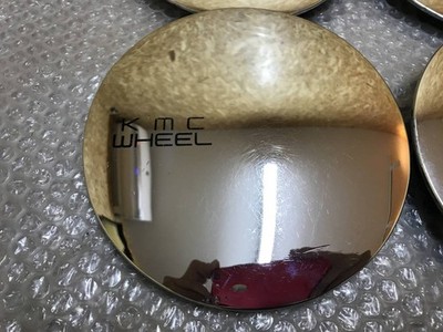 JDM Rare KMC Wheels Chrome Center Cap Turbo Terminator Truckin' Mini T No Tires - Image 5