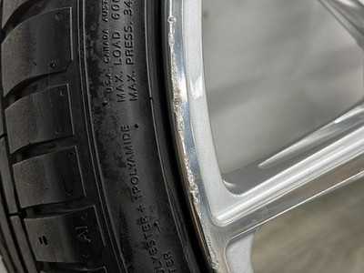 JDM Used VOSSEN 4-Wheel Set 20x9.5J +35 PCD 112 245/30ZR20 90Y tires (No Tires) - 画像 (9)