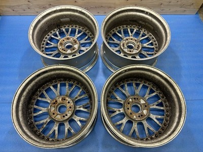 JDM Stich MR3 S.M.III-17R JAPAN 17X8J +35 17X9J +35 PCD 114.3/4H/5H Us (No Tires) - 画像 (8)