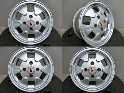JDM Rare old car lightweight magnesium wheel 14 used 4Book SET bell to No Tires - Image 2