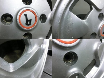 JDM Rare old car lightweight magnesium wheel 14 used 4Book SET bell to No Tires - Image 4
