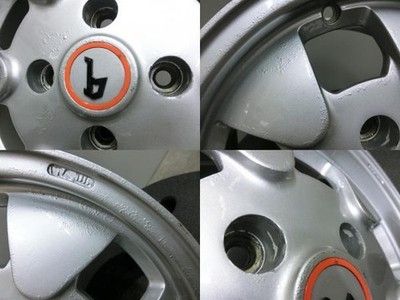 JDM Rare old car lightweight magnesium wheel 14 used 4Book SET bell to No Tires - Image 6