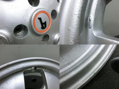 JDM Rare old car lightweight magnesium wheel 14 used 4Book SET bell to No Tires - Image 8