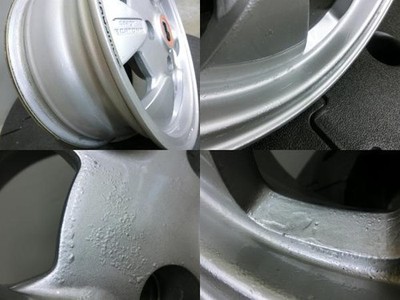 JDM Rare old car lightweight magnesium wheel 14 used 4Book SET bell to No Tires - Image 9