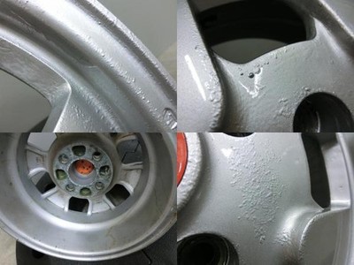 JDM Rare old car lightweight magnesium wheel 14 used 4Book SET bell to No Tires - Image 10