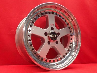 JDM Rare Panasports G7 C5C 4Wheels 17x9+16.5 9+21.5 5x114.3 (No Tires) - 画像 (3)