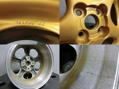 JDM NB Series Roadster Genuine Home Painting Gold 14 Wheels 4Book Set No Tires - Image 4