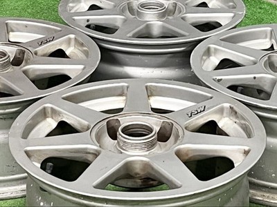 JDM Rare Birkin Super Cebu Genuine TSW EVO 15in 7J +30 PCD114.3 Wheels (No Tires) - 画像 (2)