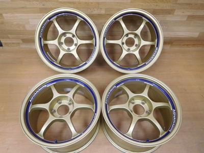 JDM 16-598Clean lightweight ADVAN RG17in 8.5J+37 7.5J+29 R32 R33 GT-R (No Tires)
