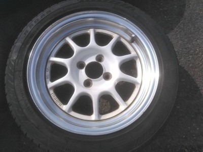JDM Rare offset Enkei ENKEI SPORT RC-S RC S 15x6.5J +25 +30 100 4H 4-ho (No Tires) - 画像 (2)