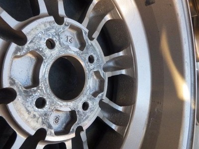 JDM 3213 A Size Actual Measurement Watanabe Eight Spoke Rare Magnesiu No Tires - Image 8