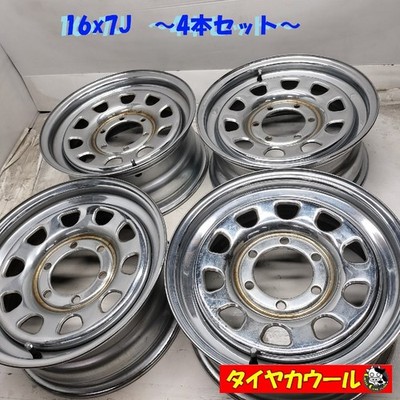 JDM Specified destination ＜Rare Wheel 4-Wheel Set＞ 16x7J 6H -139.7 OffSe (No Tires)