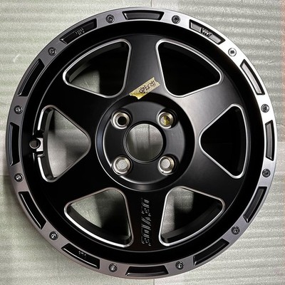 JDM SSR aluminum wheel divide TR-6 15 inch 4.5J 43 4-100 4wheels set | No Tires