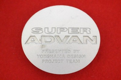 JDM 4 pieces Super Advan external used wheel center plate center cover (No Tires) - 画像 (3)