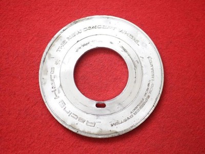 JDM 1 sheet Racing Hart Spinner aftermarket used wheel cap center plat (No Tires)