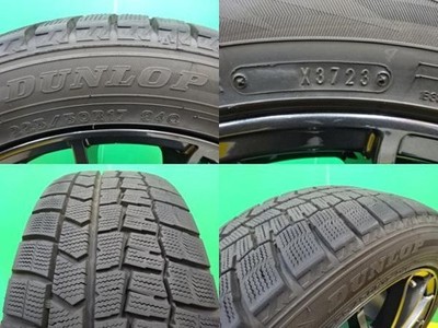 JDM BMW F30 F31 3 Series Dunlop WINTERMAXX02 WM02 225/50R17 Used Studl (No Tires) - 画像 (3)