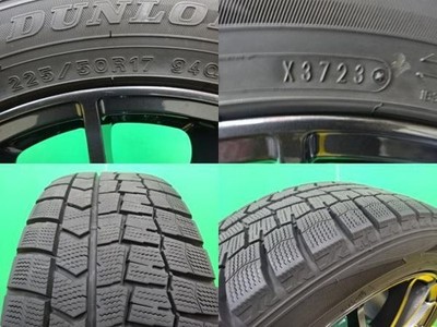 JDM BMW F30 F31 3 Series Dunlop WINTERMAXX02 WM02 225/50R17 Used Studl (No Tires) - 画像 (5)