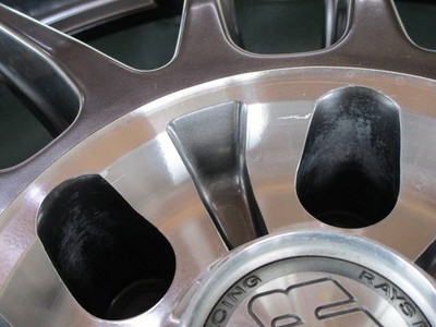 JDM Rare RAYS Volk Racing GT30 deep rim 4-wheel set 8.5J+24/9.5J+23 fo No Tires - Image 7